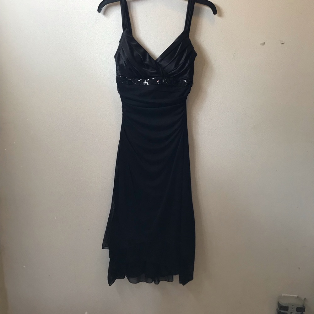 Black maxi dress